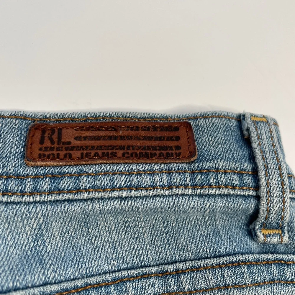 POLO‎ RALPH LAUREN Stretch Cropped Jean Womens 8 (32x22) Blue Stretch Straight